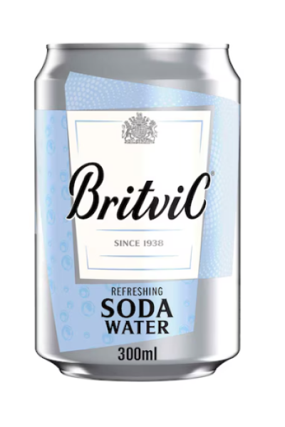 Britvic Soda Water 300 ml Can