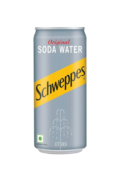 Schweppes Soda Water 300ml Can
