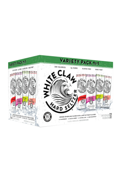 White Claw Hard Seltzer Variety Pack 35.5cl x12