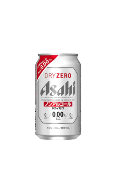 Asahi Dry Zero Alcohol Beer 35cl Can