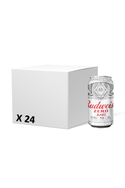 Bud Zero Can Non Alcoholic 24 X 33cl