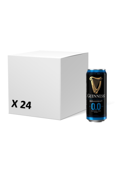 Guinness Draught 0.0%, 440ml Can x24
