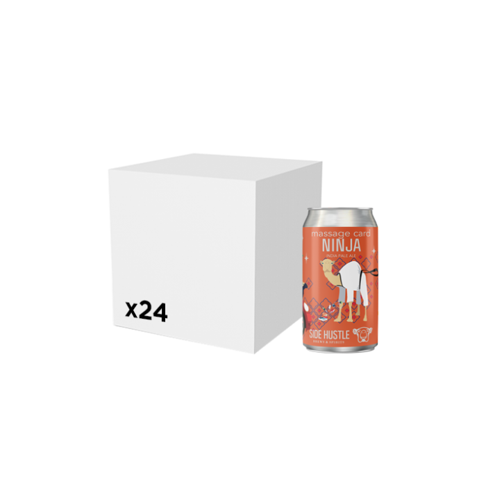 Side Hustle Massage Card Ninja 35.5cl Can x24