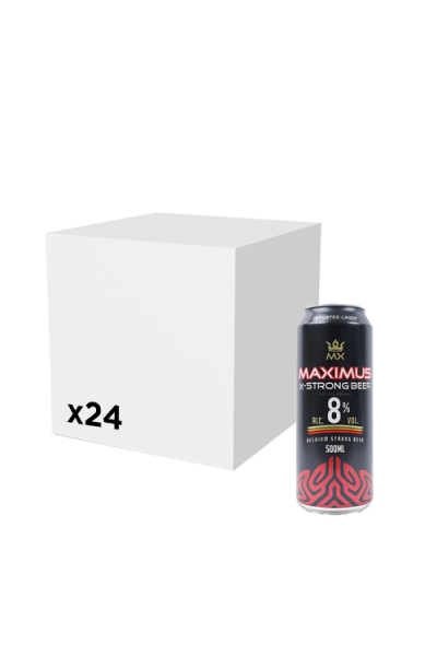 Maximus 8% 50cl Can x 24