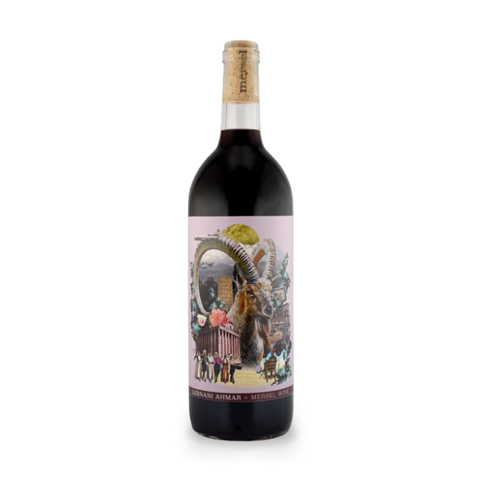Mersel Wine Lebnani Ahmar 1 Litre Bottle