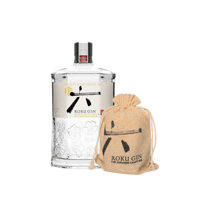 Roku Gin Promo Pack 70cl Bottle with Candle