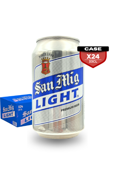 San Miguel Light 33cl Can x24