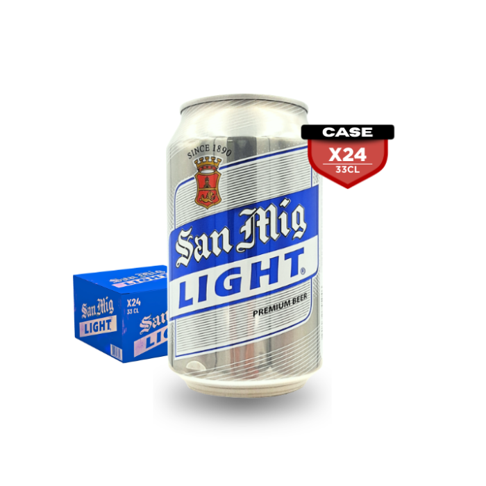 San Miguel Light 33cl Can x24