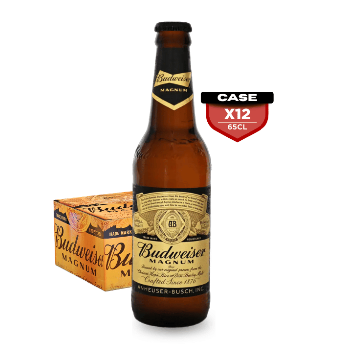 Budweiser Magnum 65cl Bottle x12