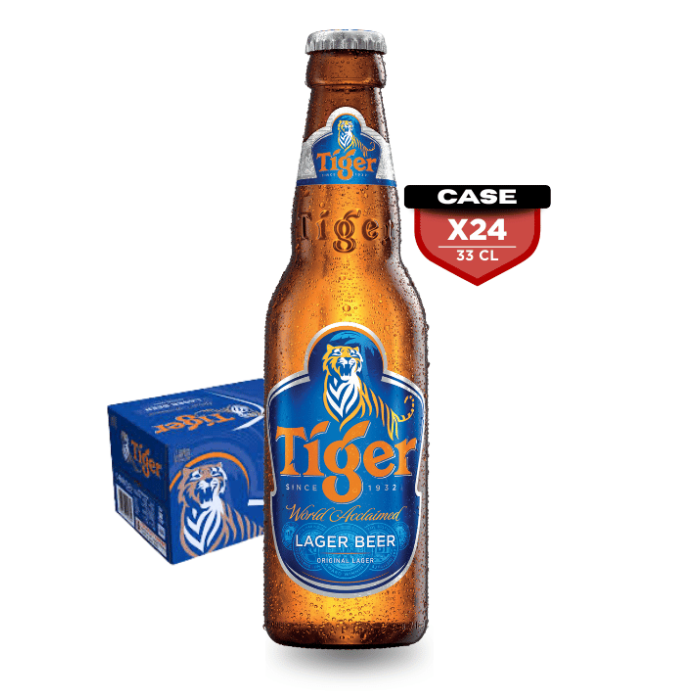 Tiger 33cl Bottle x24