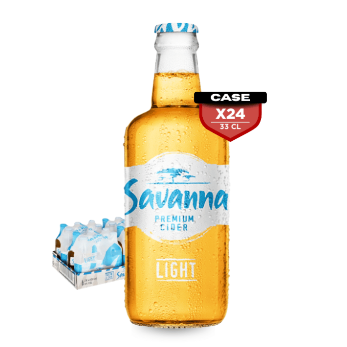 Savanna Light Cider 24 x 33cl