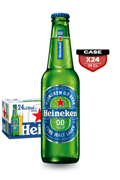 Heineken 0.0% 33cl Bottle x24