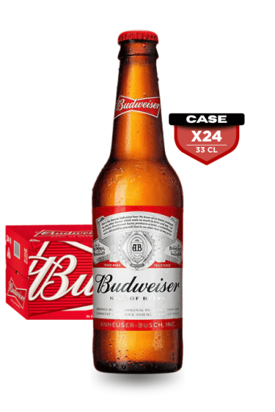 Budweiser 33cl Bottle x24
