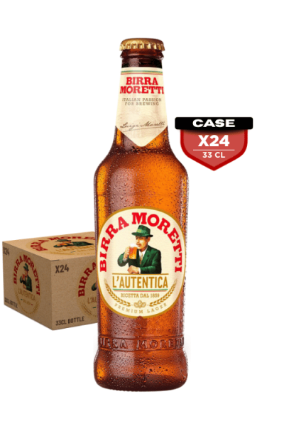Birra Moretti 33cl Bottle x24