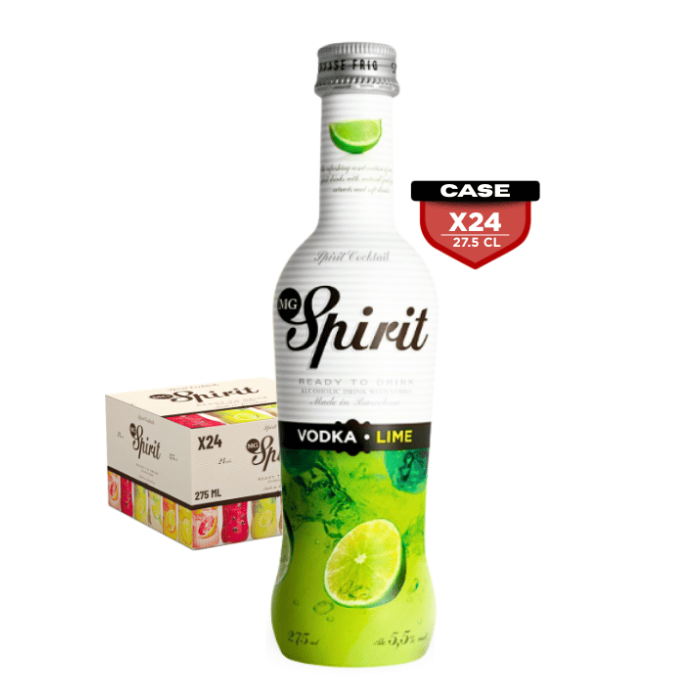MG Spirit Vodka Lime 27.5cl Bottle x24