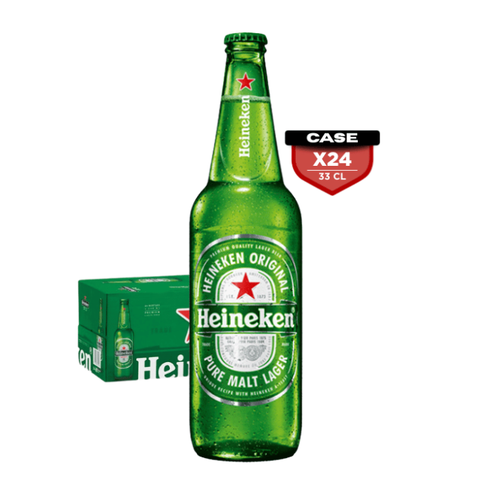 Heineken 33cl Bottle x24