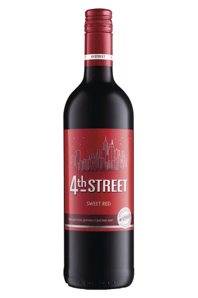 4th Street Natural Sweet Red Wine 75cl Bottle