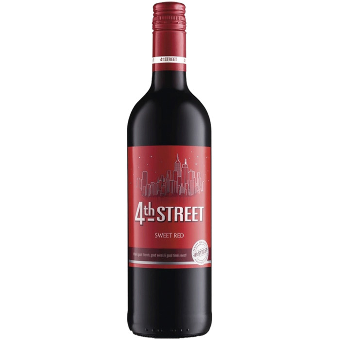 4th Street Natural Sweet Red Wine 75cl Bottle