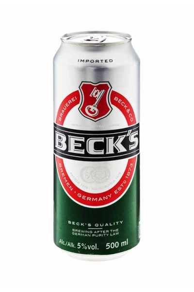 Becks 50cl Can