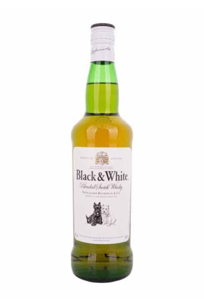 Black & White Blended Whisky 1 Litre Bottle
