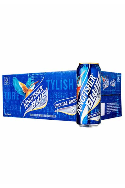 Kingfisher Blue 50cl Can x24