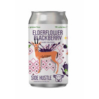 Side Hustle Elderflower Blackberry Hard Seltzer 35.5cl Can