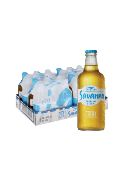 Savanna Light Cider 24 x 33cl - Compare prices in UAE