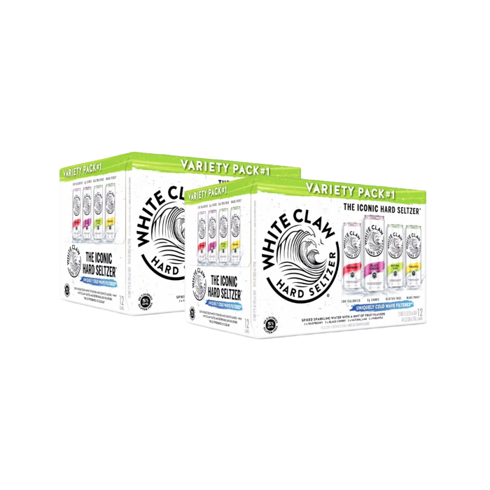 White Claw Hard Seltzer Variety Pack 35.5cl x24