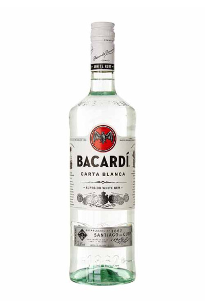 Bacardi Carta Blanca Superior White Rum 1Litre