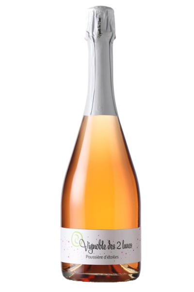 Vinobles Des 2 Lunes Cremant Brut Rose Poussiere Detoiles By Amelie Buechert, Alsace Organic & Biodynamic 75cl