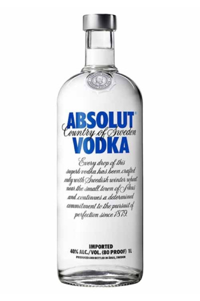 Absolut Blue 1 Litre Bottle