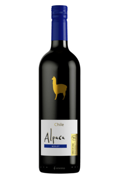 Alpaca Merlot, Central Valley, Chile 75cl Bottle