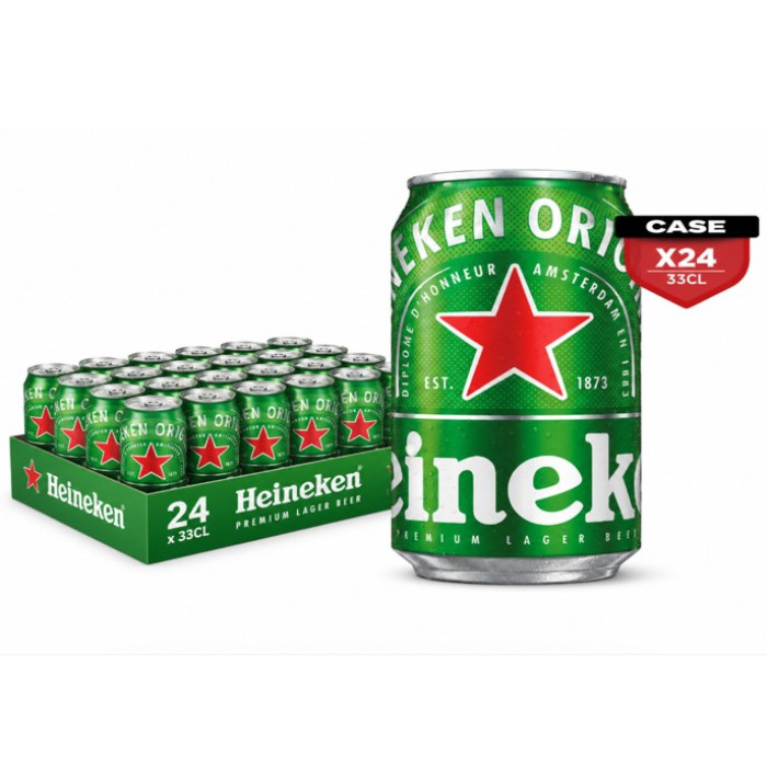 Heineken 33cl Can x24