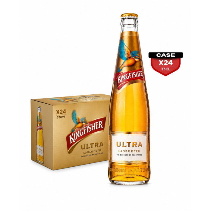 Kingfisher Ultra Lager 33cl Bottle x24