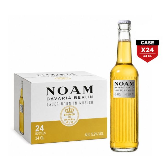 Noam Bavarian Lager 34cl Bottle x24