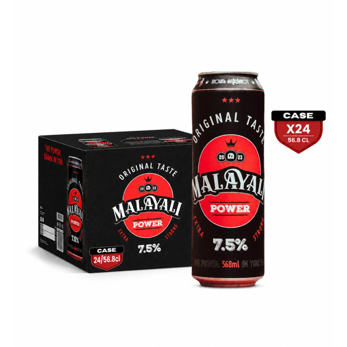 Malayali Power 7.5% 56.8cl  Can x24