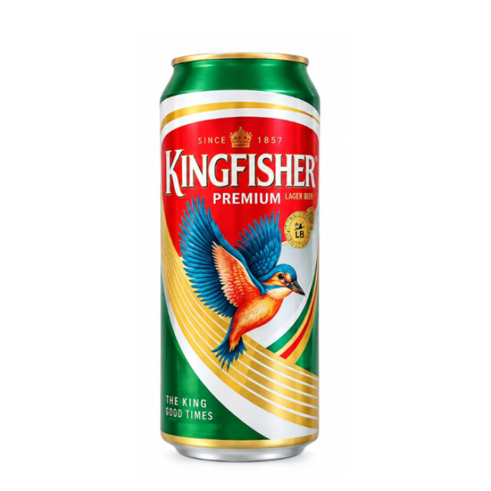 Kingfisher Premium Green Beer 50cl Can