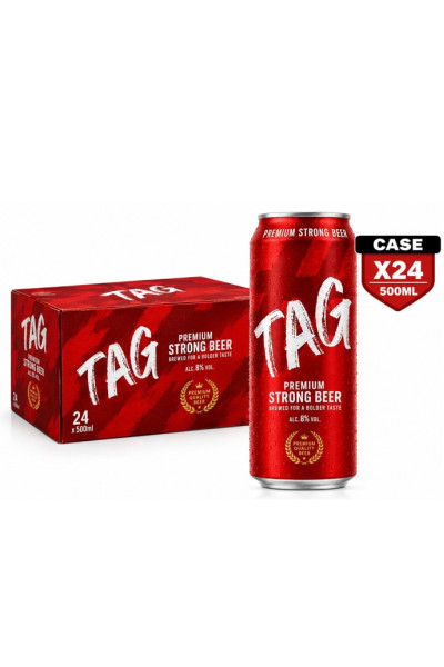 Tag Premium Strong Beer  8 % 24 X 50Cl Can