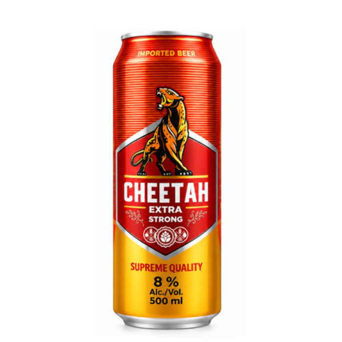Cheetah Extra Strong 8%  50 Cl Can