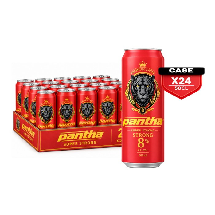 Pantha 8 % Strong 24 X 50 cl  Can