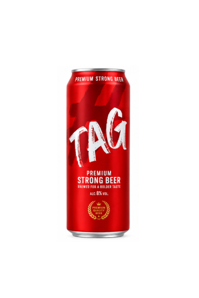 Tag Premium Strong Beer  8 % 50Cl Can