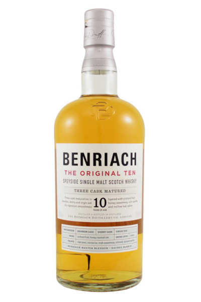Benriach 10 Year Old The Original Ten 70cl Bottle