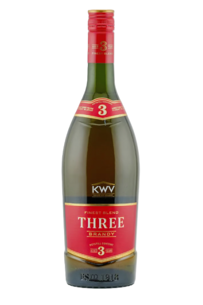 KWV 3 Year Old Brandy 75cl Bottle