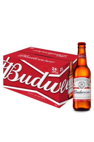 Budweiser 33cl Bottle x24