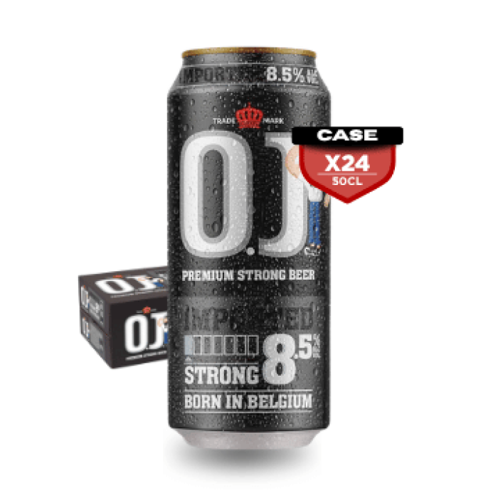 OJ Strong 8.5% 50cl Can x24