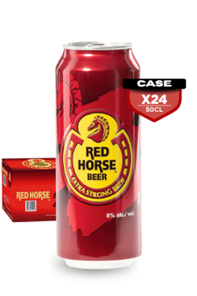 Red Horse 8% 50cl Can x24