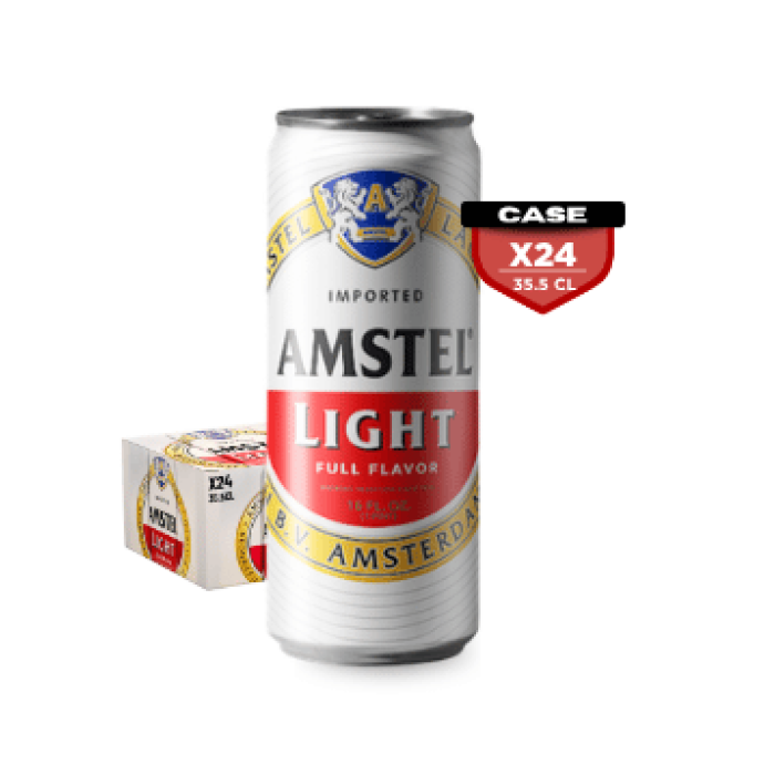 Amstel Light 35.5cl Cans x24