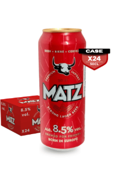 Matz 8.5 50cl Can x24 by matz - Compare prices in UAE