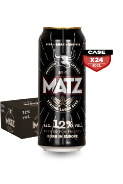 Matz 12 50cl Can x24 by matz - Compare prices in UAE