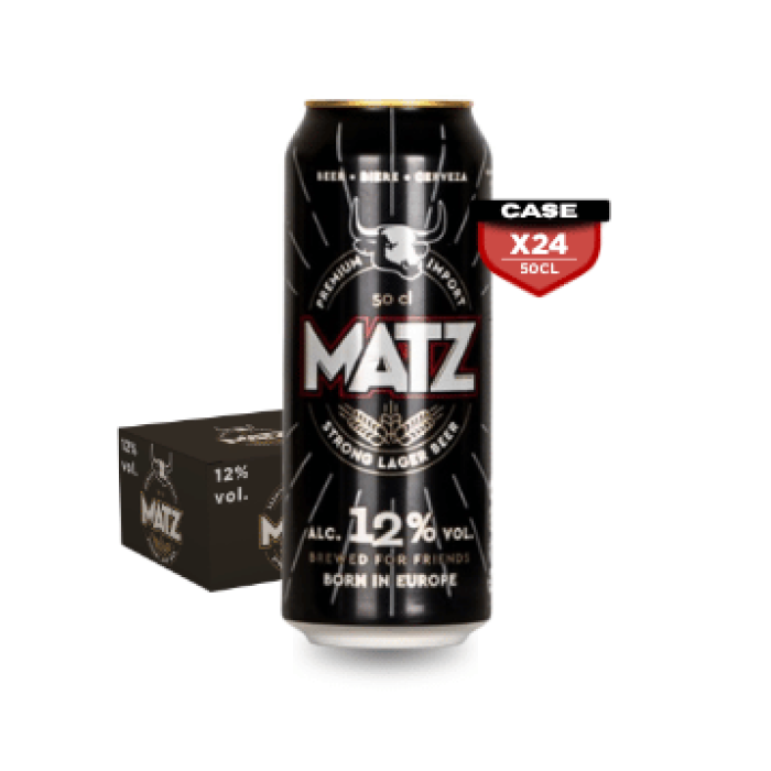 Matz 12% 50cl Can x24